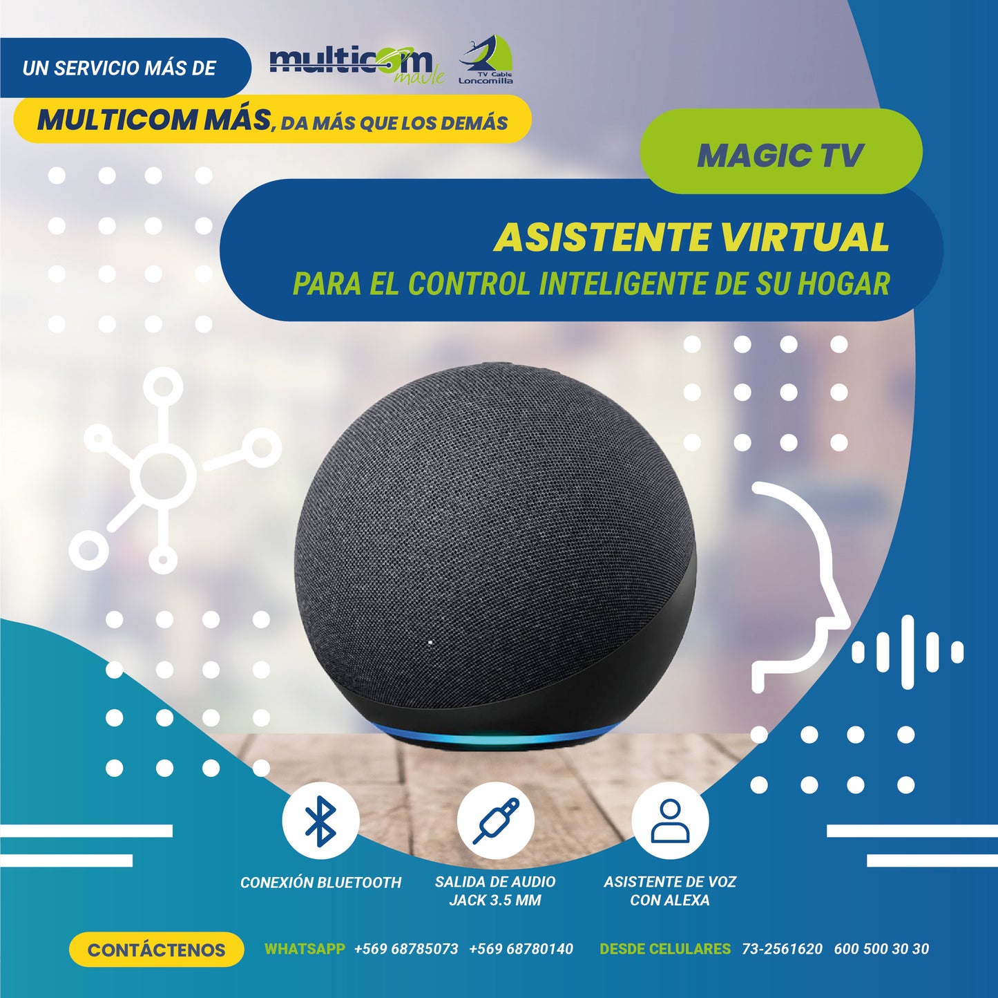 Magic TV Altavoz Inteligente