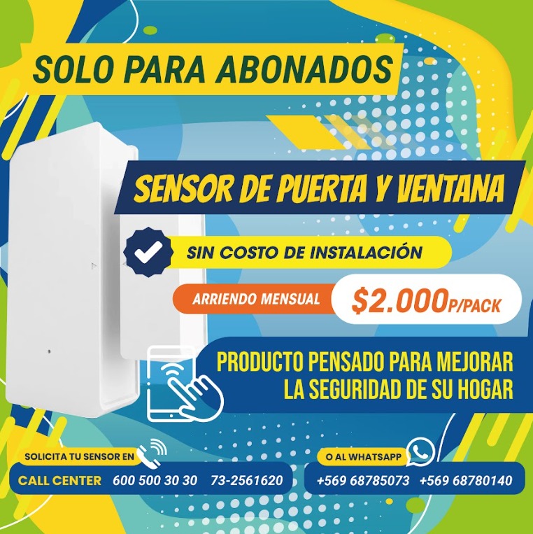 Sensor de puertas y ventanas #SoloAbonados